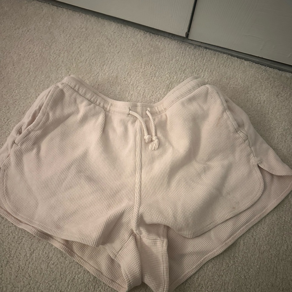 Brandy Melville Light Cream Athletic Shorts